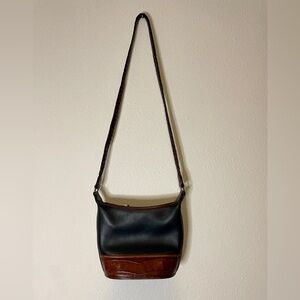 Brighton Crossbody Brown Purse Bag VTG